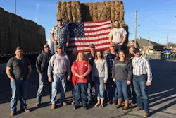 Some of the Michigan truckers who delivered hay to Texas, Oklahoma, Kansas and Colorado