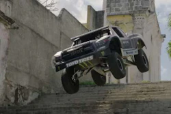 BJ Baldwin’s 850-horsepower trophy truck flies through Havana in “Recoil 4”