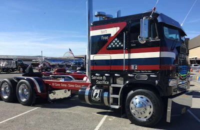 Edward Harwell’s 1988 Freightliner FLT086 at MATS