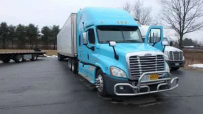Truck and trailer impounded by police (Deerfield Police photo)