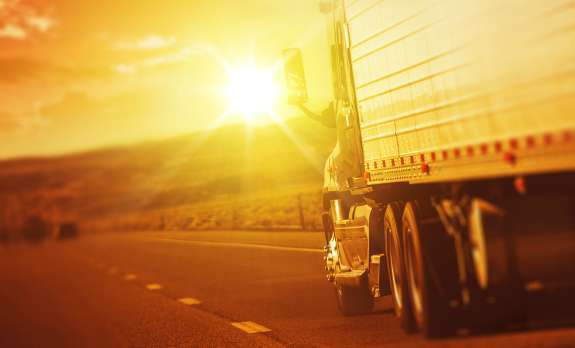 truck-sunset