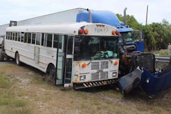 A truck collided with a bus loaded with farmworkers in Florida. (Immokalee Police photo)