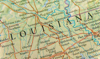 Louisiana map