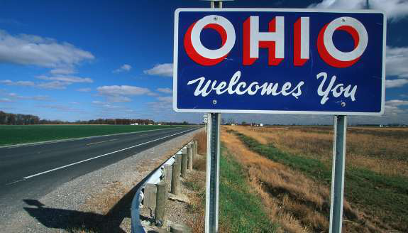 Ohio welcome you sign