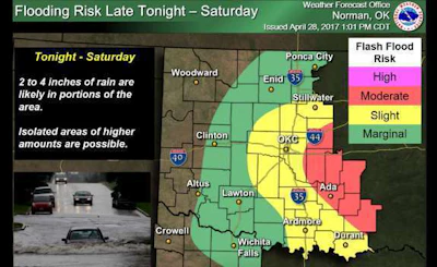 Severe weather alert Oklahoma