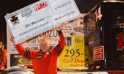 Ricky “Rude” Proffitt won the latest Bandit big rig race. (Photo by Leaha Proffitt)