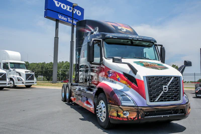 Volvo Trucks’ New River Valley assembly plant in Dublin, Virginia unveiled the design of its 2017...