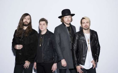 A Thousand Horses. From left to right: Graham Deloach, Bill Satcher, Michael Hobby, Zach Brown. (Image Courtesy of Big Machine Label Group/John Shearer)