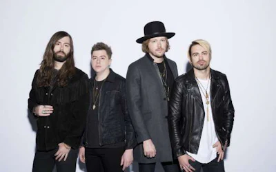 A Thousand Horses. From left to right: Graham Deloach, Bill Satcher, Michael Hobby, Zach Brown. (Image Courtesy of Big Machine Label Group/John Shearer)