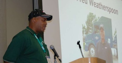 Frederick Weatherspoon, who was trucking’s Top Rookie in 2015