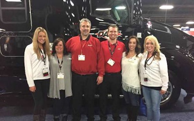 Dart and the St. Christopher Fund partnered at MATS to raise money for the fund. From left to right: Kristin Ries, communications manager at Dart; Shannon Currier, director of philanthropy and development at St. Christopher Fund; Adam Williams, recruiting manager at Dart; Jacob Klein, driver recruiter at Dart; Julie Dillon, communications and wellness manager at St. Christopher Fun; Rikki Becker, driver recruiter at Dart.