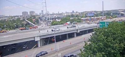 Repairs on I-85 are nearly complete.
