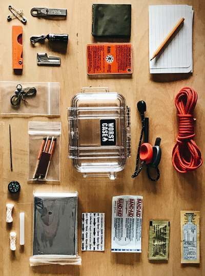 Contents of the Worst Case survival kit