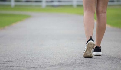 Thirty minutes walking five times a week can help get/keep you fit.