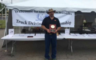 Brian Singelais is the Massachusetts Truck Driving Championship’s Grand Champion. (Image Courtesy of Massachusetts Motor Transportation Association)