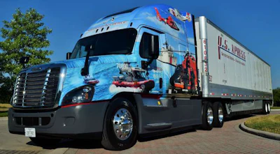 Us Xpress Coast Guard Themed Tractor 2016 07 01 12 31