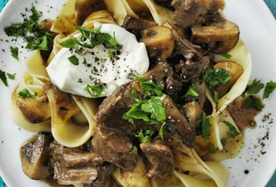 Beef Stroganoff (Image Courtesy of Woman’s Day/Chris Court