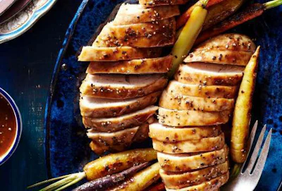 Apple butter-glazed turkey (Image Courtesy of Southern Living/Hector Manual Sanchez)