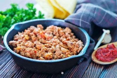 Ground turkey functions the same way as ground beef and can be used in taco recipes, burgers, and more.