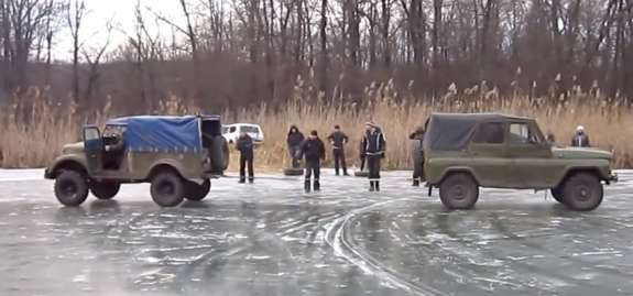 The excitement of Russian four-wheel drives on ice | Truckers News