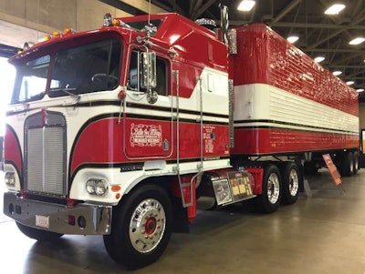 This 'BJ and the Bear' truck on display at GATS belongs to Greg Evigan, known as B.J. McKay.