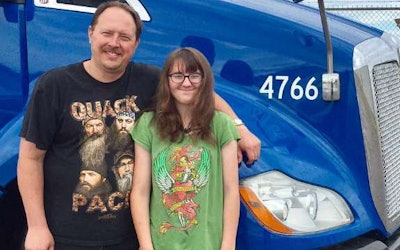 NCI driver of the month for June Chris Back and his daughter Amanda. (NCI photo)