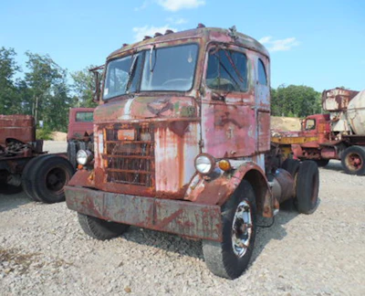 One of the more than 125 Mack trucks going to auction Aug. 19.