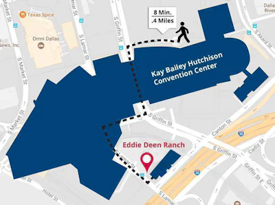 Map of Eddie Deen Ranch