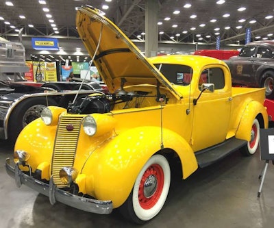 A 1937 Studebaker “Coupe Express” on display at GATS this week.