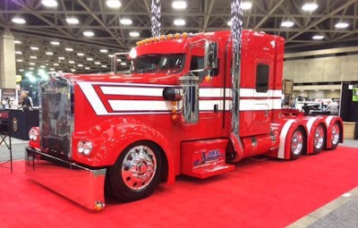Around 100 trucks were on display at the 2017 GATS show in Dallas.