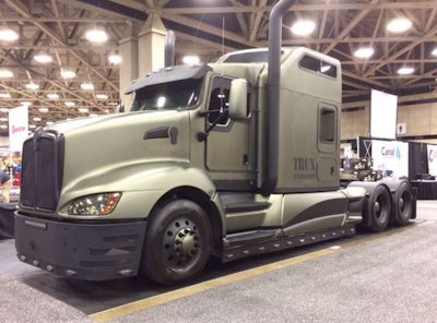 Custom Kenworth at Trux Accessories booth