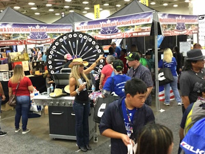 Booths attracted visitors during GATS.
