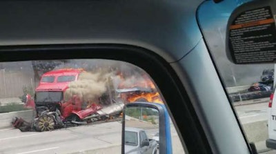 Bad 18-Wheeler Wreck