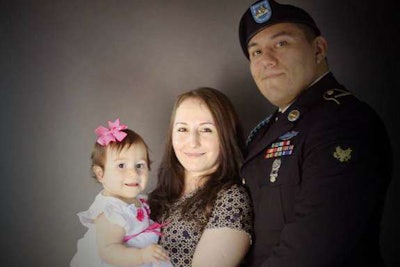 Jorge Garcia with his wife Ramona and daughter Faith