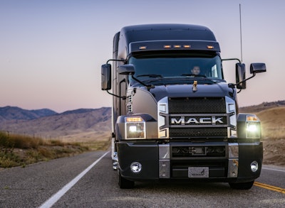 Mack Anthem on the road