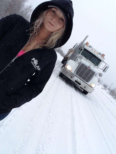 “Ice Road Truckers'” Steph Custance (Facebook)