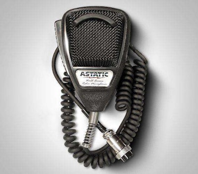 Noise-canceling microphones make for clearer communications.