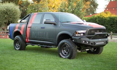 Tommy Pike Customs has designed two pickup trucks to serve as mascots for Shell Rotella’s Pickup Pride campaign.