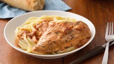 Betty Crocker‘s creamy tomato slow-cooked chicken