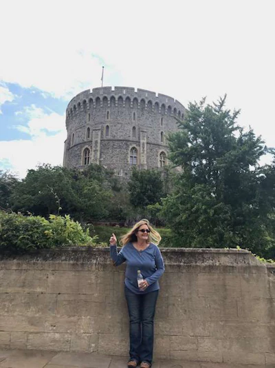 Dunn traveled to England during one of her yearly vacations.