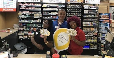 Love’s employees helped raised the money.