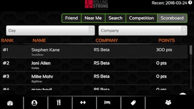 Fleets can also use the Rolling Strong app to encourage drivers to lead healthier lifestyles.
