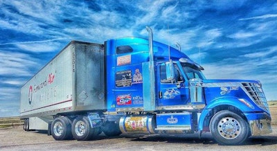 The Keblers drive a 2017 International Lonestar Skyrise. The truck is not actually available to dealers, Jenni says. She estimates there are around 100 or fewer similar units on the road.