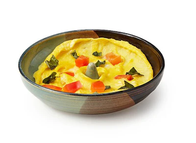 Now there's no excuse for skipping a good, hot breakfast. This ceramic bowl lets you make an omlet in just 45 seconds. Here's how: 1. Spray your 45-Second Omelet Maker with cooking spray. 2. Lightly beat an egg and add in a pinch of salt (optional: onions, peppers, tomatoes, etc.) 3. Pour the egg into the Omelet Maker and cook in the microwave for 45 seconds. $25 on Uncommongoods.com