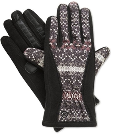 Isotoner Signature Matrix Nylon Thermaflex Gloves. $19.85 on Amazon.