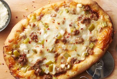 Betty Crocker‘s slow-cooked deep dish pizza (Image Courtesy of Betty Crocker)