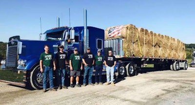 Pennsylvania hay donated and delivered to Montana