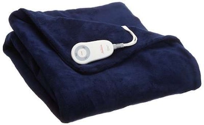 Sunbeam Microplush Heated Throw