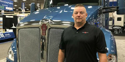Gregg Softy won a new Kenworth T680 through the Transition Trucking program.