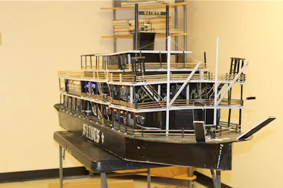 The 'Who Dat' has golden handrails. (Image Courtesy of Daseke/Brian Matthews)